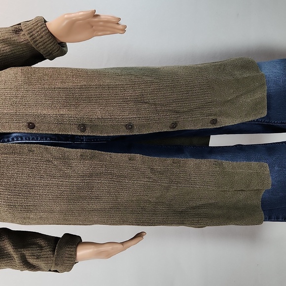 BAREFOOT DREAMS Cozy Chic Ultra Lite Women's Cover Up Cardigan, Size M, Flawless - Picture 6 of 17